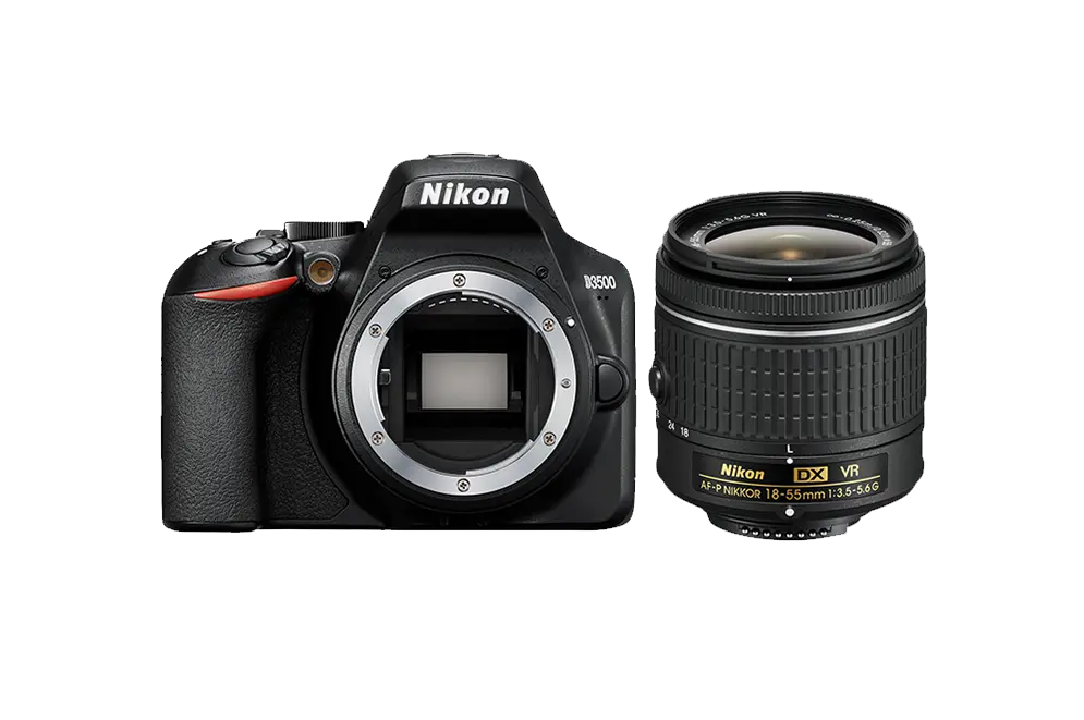 Nikon D3500 | DSLR ÎN FORMAT DX | Corp de aparat foto, kituri și