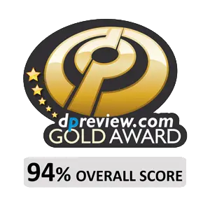 dpreview gold award 94%
